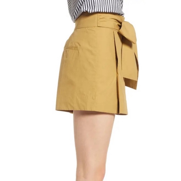 ⬇️J Crew Cotton Poplin Tie Waist Shorts NWT Sz 6 - Picture 4 of 12